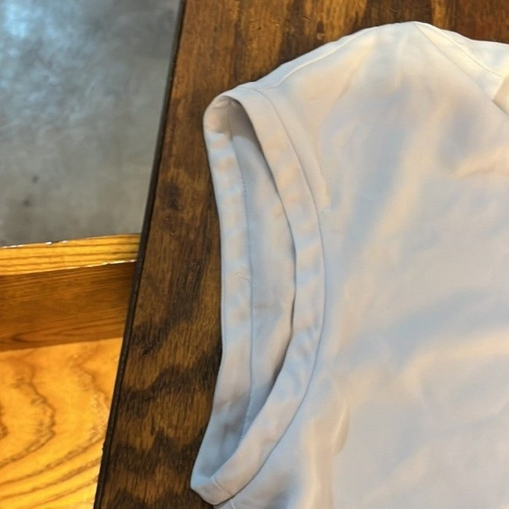 Express White Blouse with Back Detail