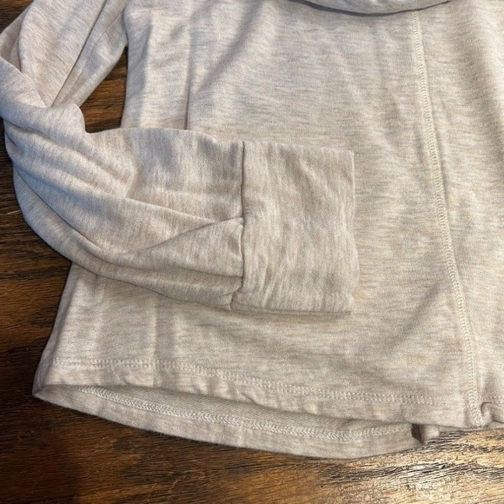 Socialite Super Soft Tan Off The Shoulder Blouse size M