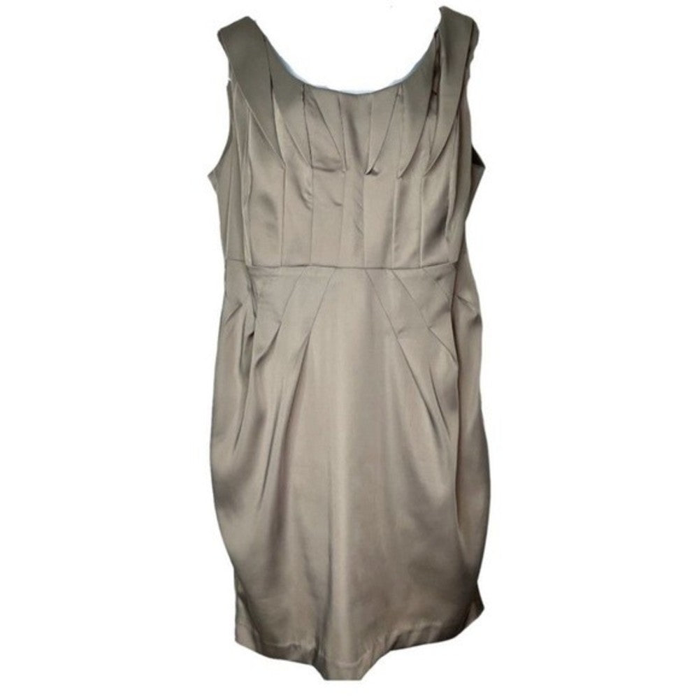 NWOT Forever 21 Plus Size Tank Beige Sheath Dress Lined 1X