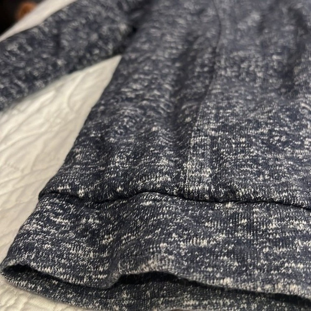 Pepe Jeans Asymmetrical Navy Blue & White Jacket Size 14 (UK)