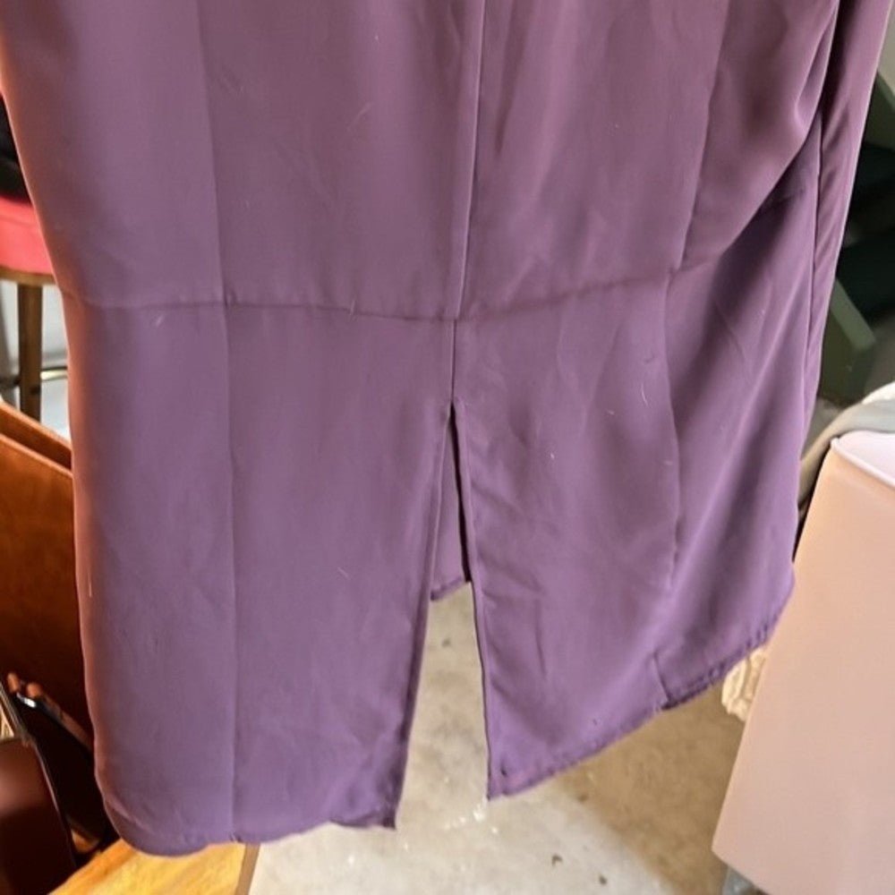 NWOT Ann Taylor Purple Loft Tunic Sleeveless Blouse size M