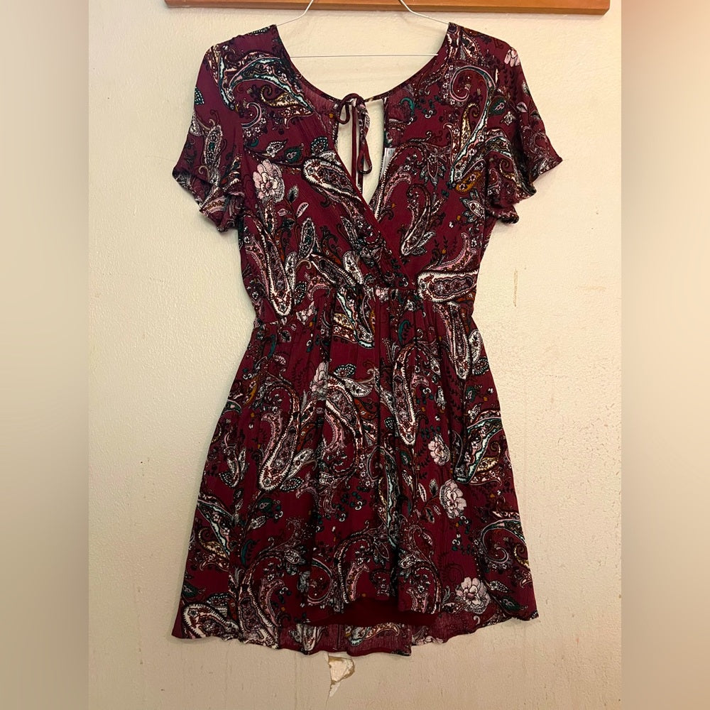 Red Floral Jodi Romper size Small
