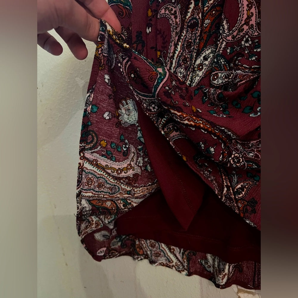 Red Floral Jodi Romper size Small