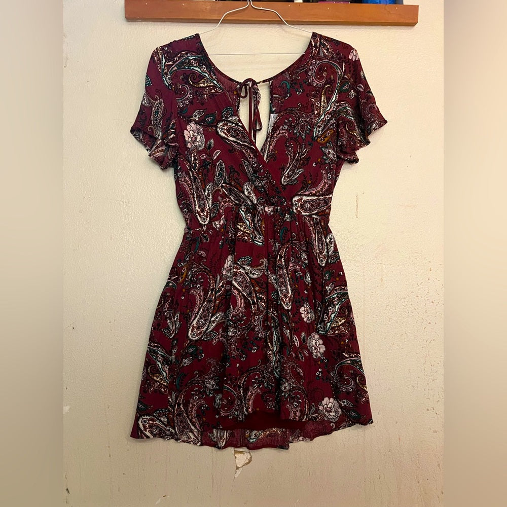 Red Floral Jodi Romper size Small