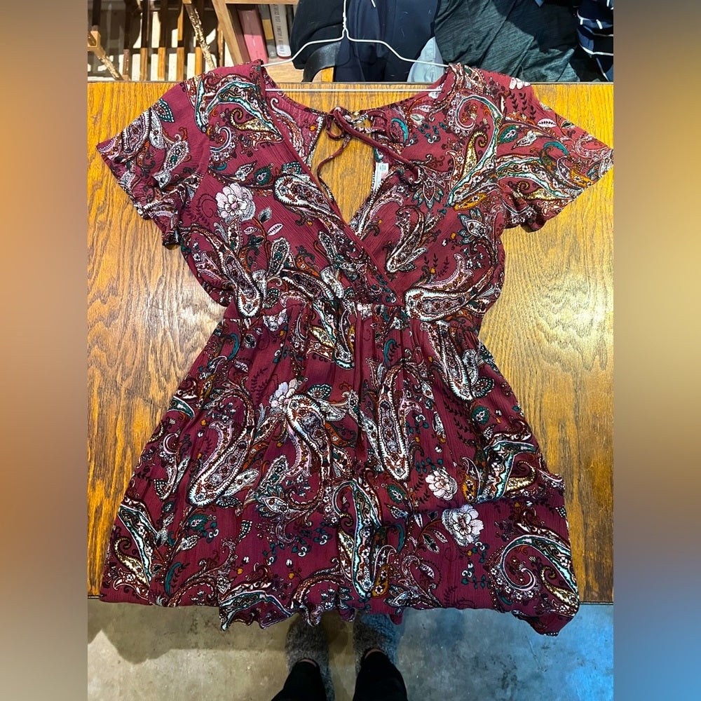 Red Floral Jodi Romper size Small