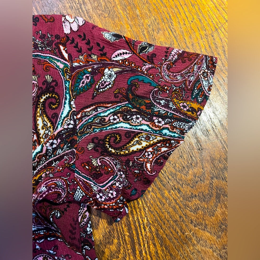 Red Floral Jodi Romper size Small