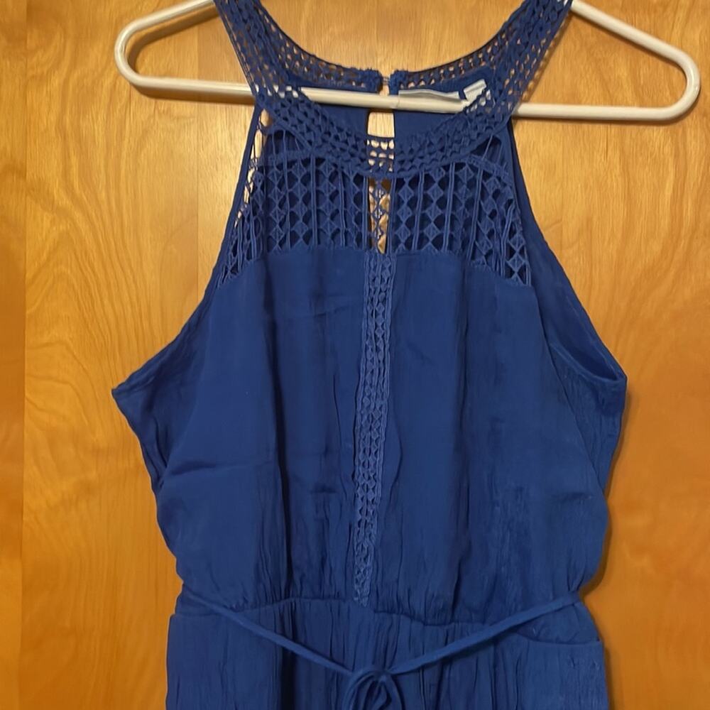 Ocean blue Maxi-dress, perfect for vacation vibes.  EUC, size L, New York & Co.