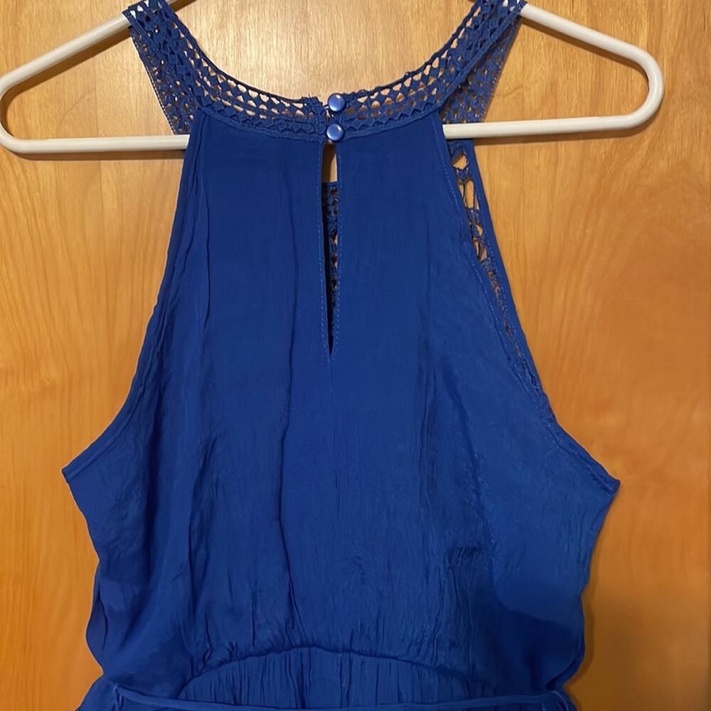 Ocean blue Maxi-dress, perfect for vacation vibes.  EUC, size L, New York & Co.