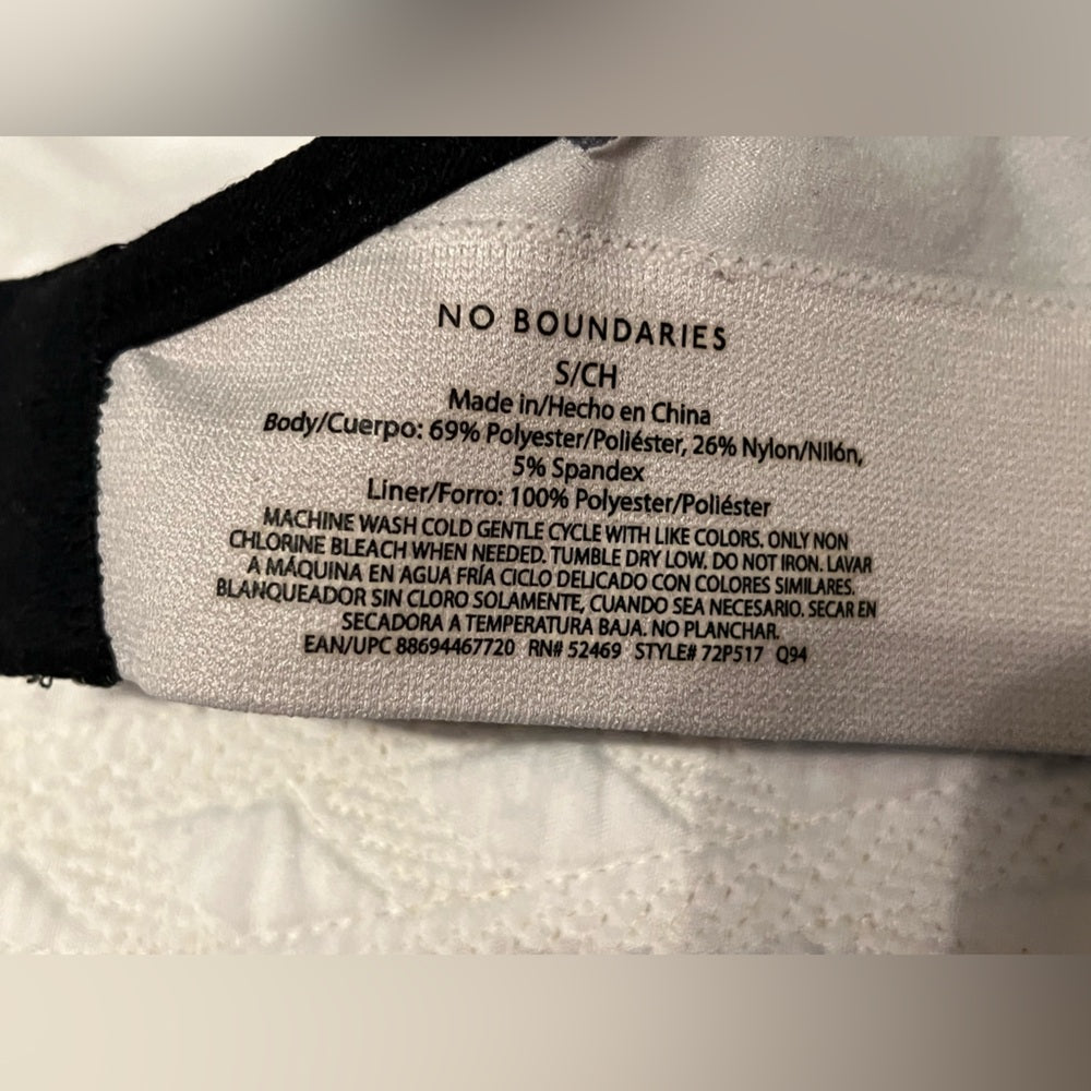 Rainbow Adjustable Strap Sports Bra size Small