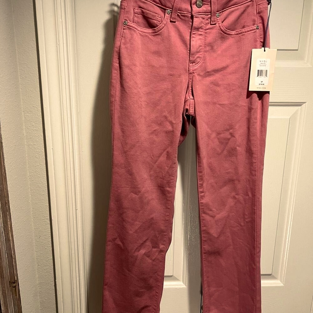 NWT Pink Rose NYDJ Pants, size 0P