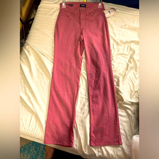 NWT Pink Rose NYDJ Pants Women's 0P