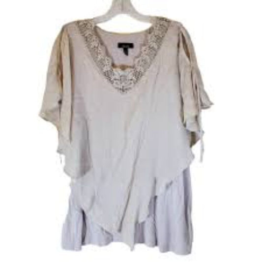 ALYX Beige Boho Sleeveless Tunic size XL