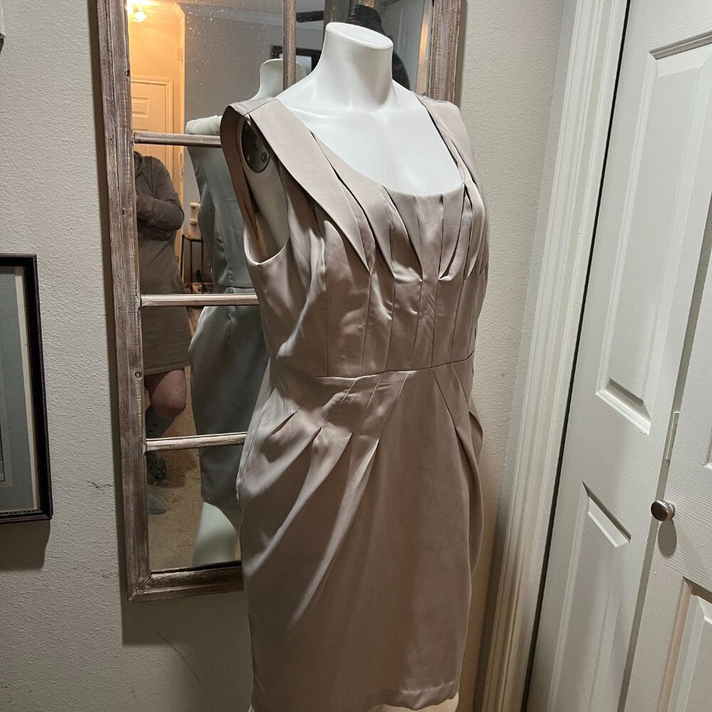 NWOT Forever 21 Plus Size Tank Beige Sheath Dress Lined 1X