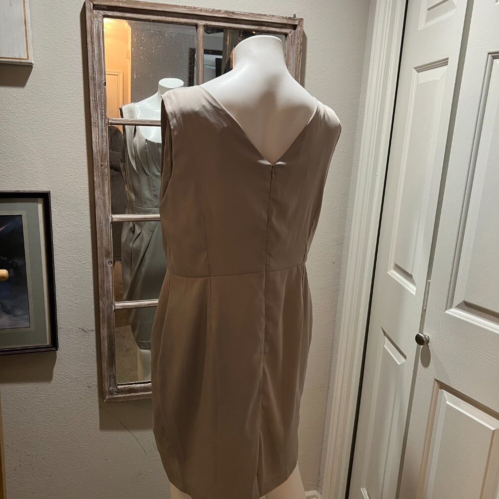 NWOT Forever 21 Plus Size Tank Beige Sheath Dress Lined 1X