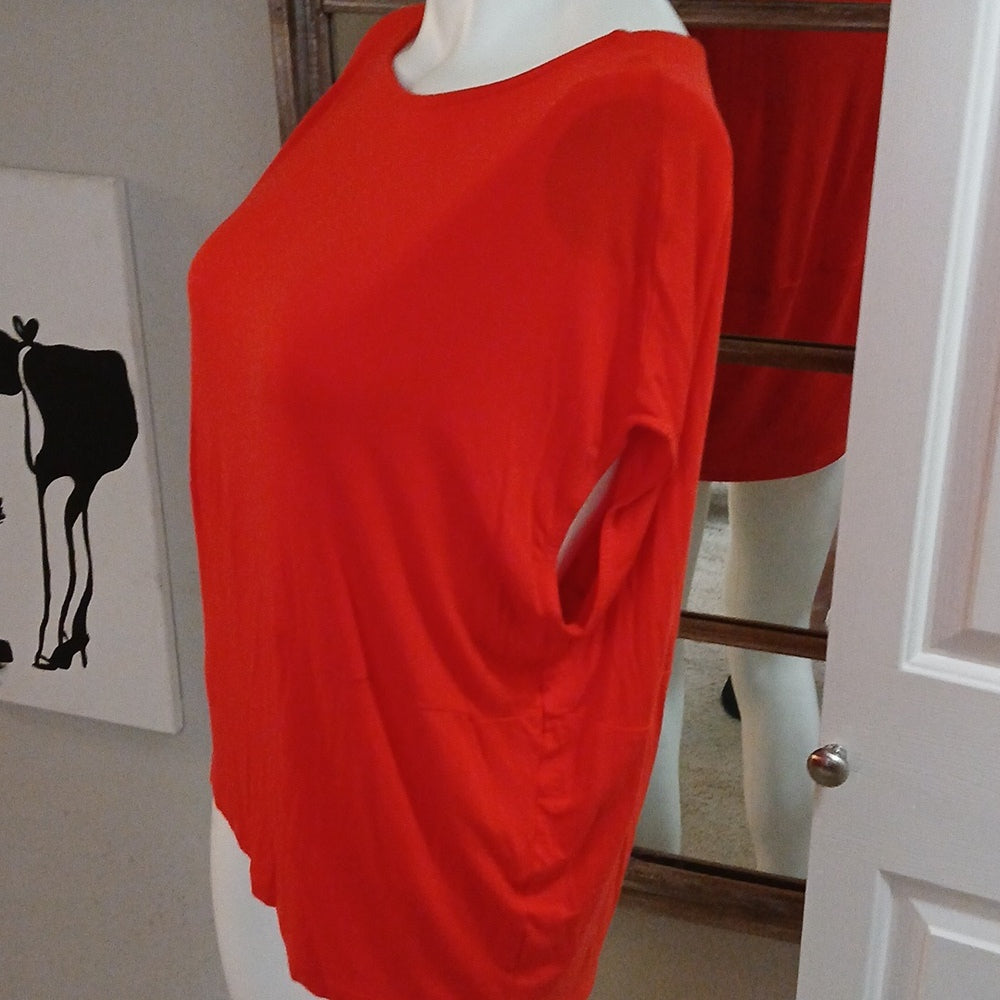 ZARA W&B Collection Women’s Short Sleeves Relaxed Drape Top Size S