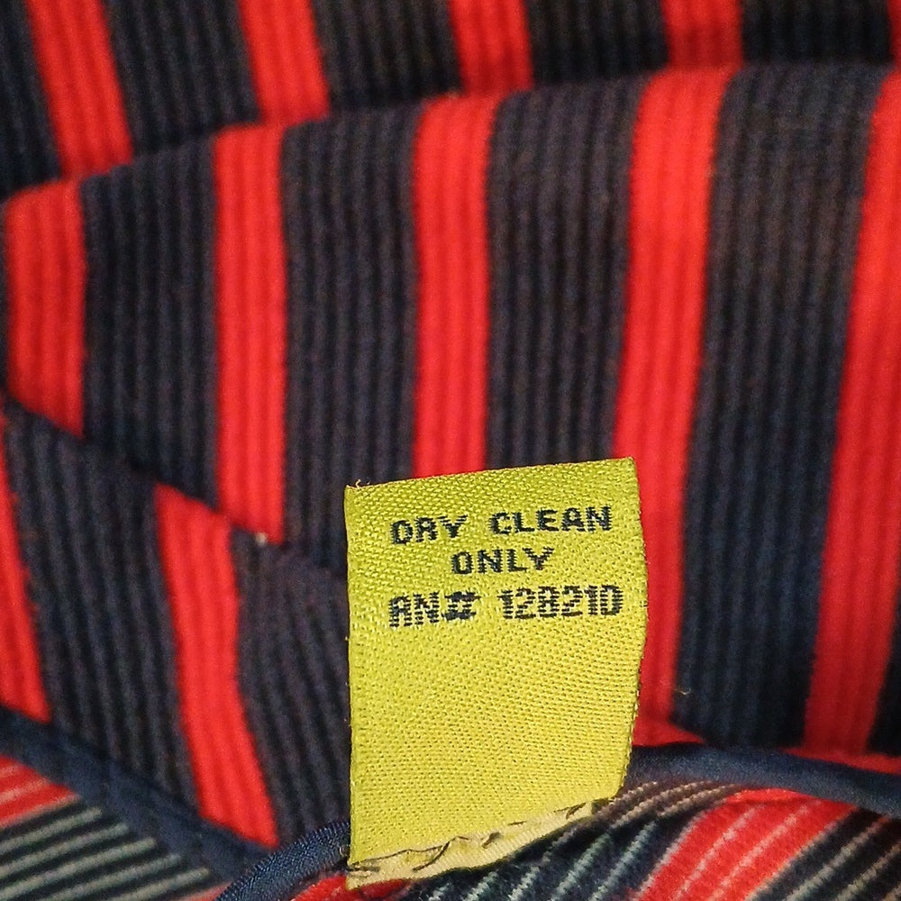 Elizabeth McKay Striped Sleeveless A-Line Dress Size L