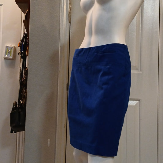 Express Blue Pencil Skirt with Pockets size 4