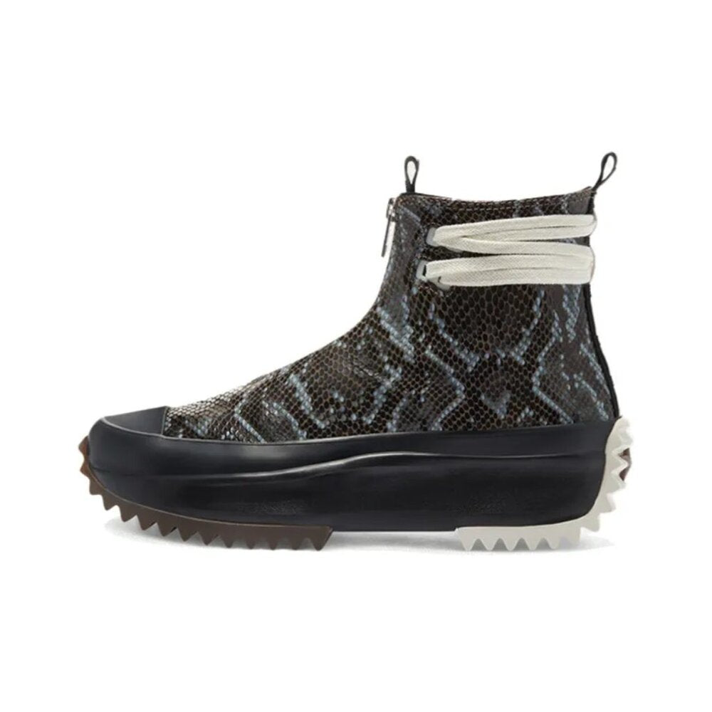 Converse Run Star Hike High Black Snakeskin US W 9.5/ M  8