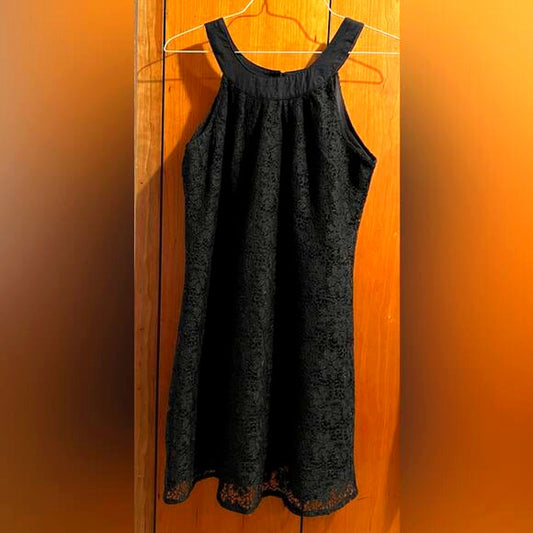 Love on a Hanger Black Lace Overlay Dress Size Jr.'s 11
