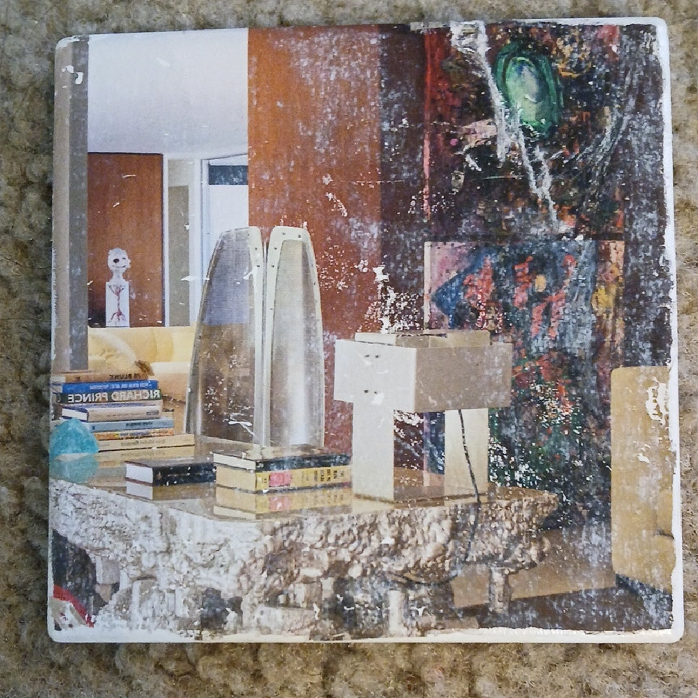 Hand Crafted Artistic Retro MCM Coasters - Multicolor Set (6)