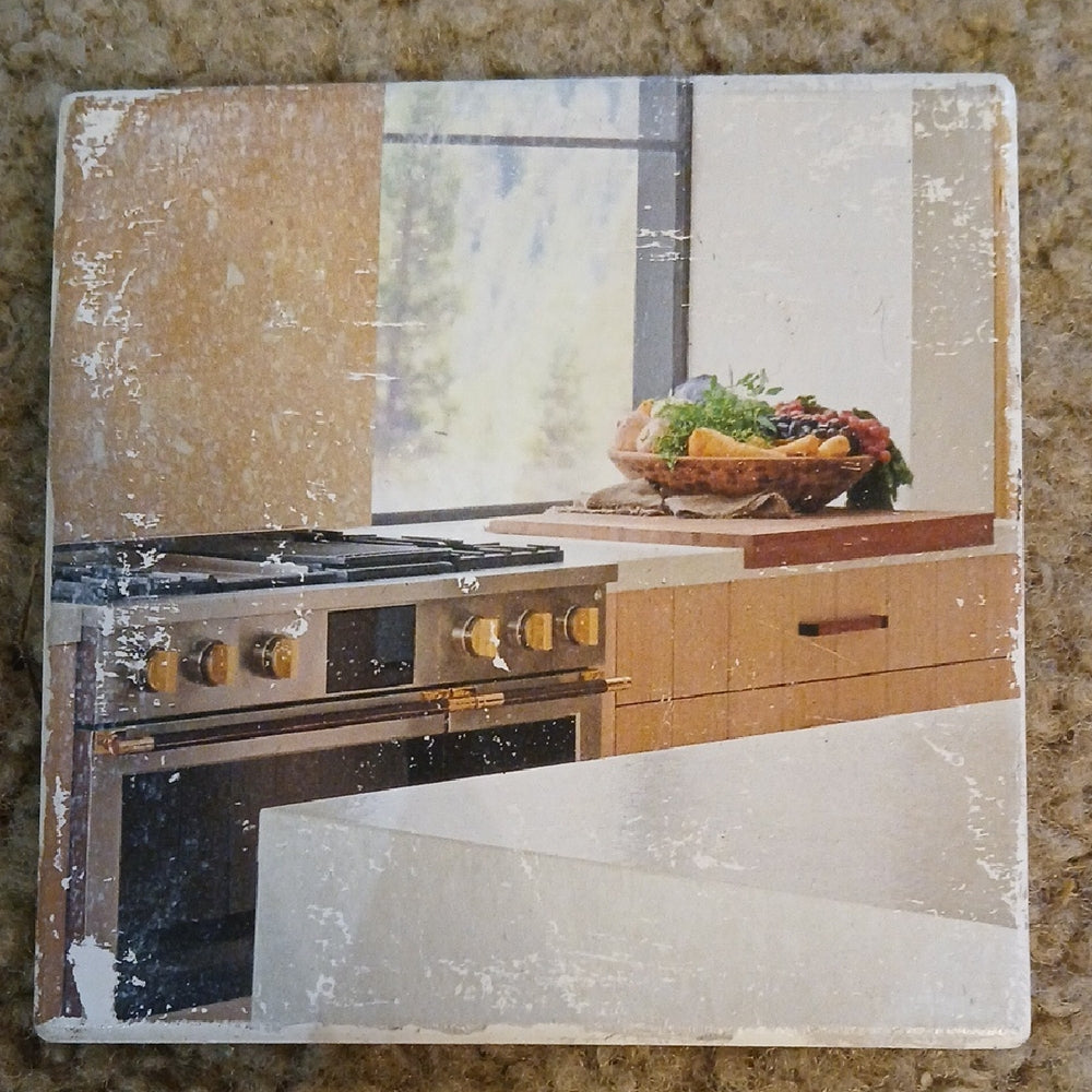 Hand Crafted Artistic Retro MCM Coasters - Multicolor Set (6)