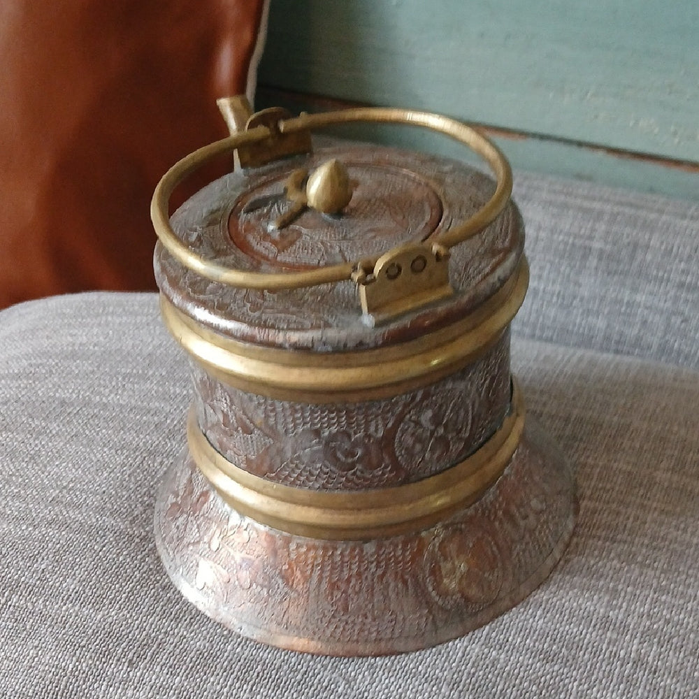Vintage Gold and Silver Coffee & Tea Pot