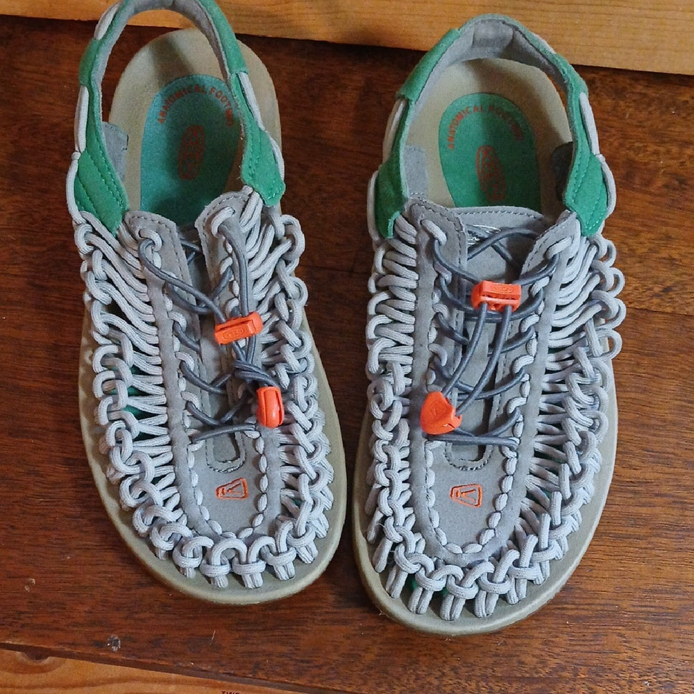 Keen Uneek Woven Flat Cord Sandals Trekking Sandals Ultra Light Sneaker Men 8.5