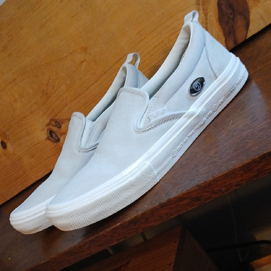 Vans Classic Beige Slip-On Sneakers Men Size 9