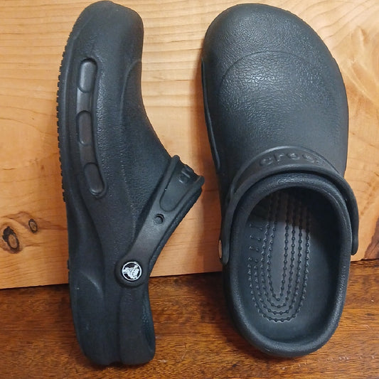 CROCS Black Sandals with Signature Comfort size: Men- 8, Women- 10