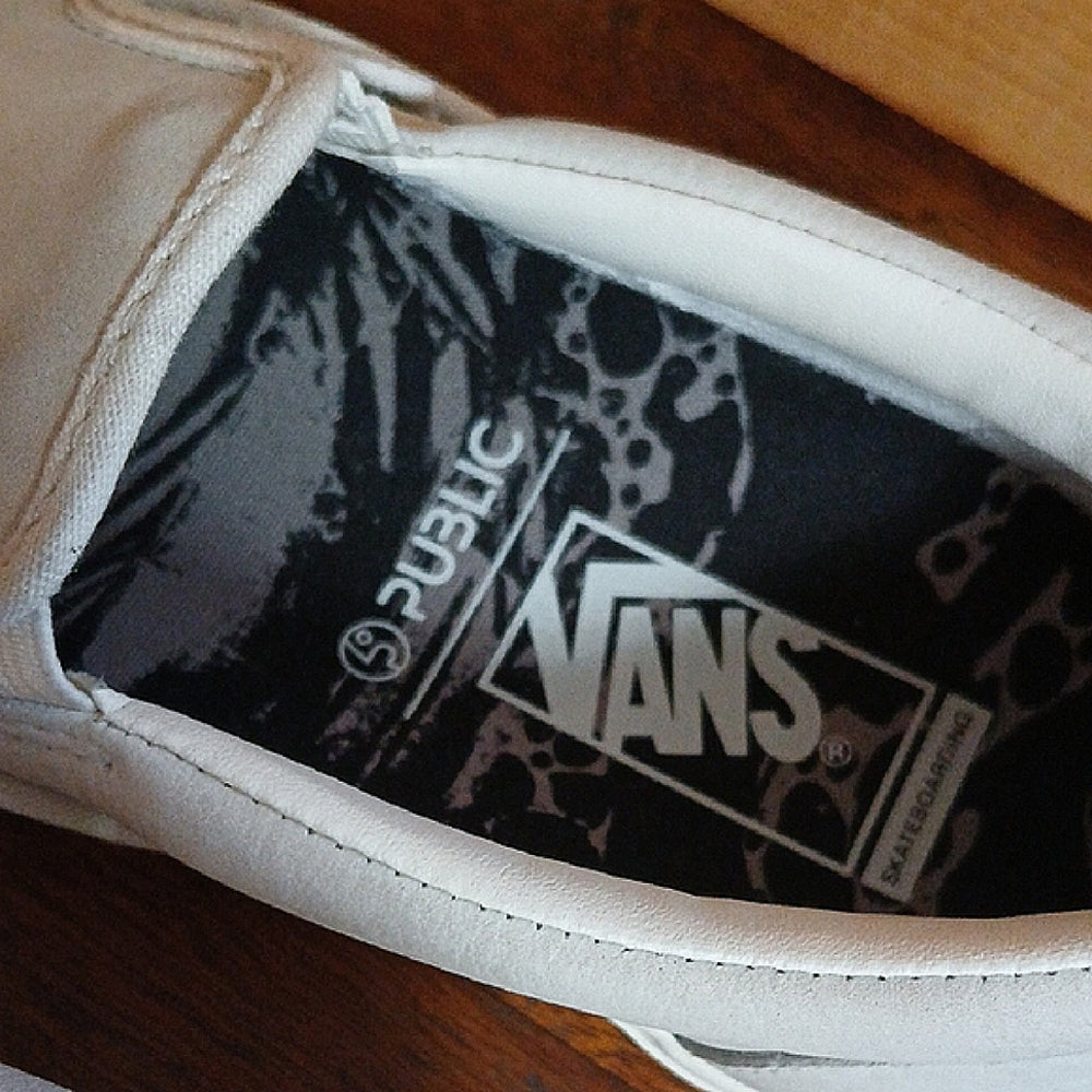Vans Classic Beige Slip-On Sneakers Men Size 9