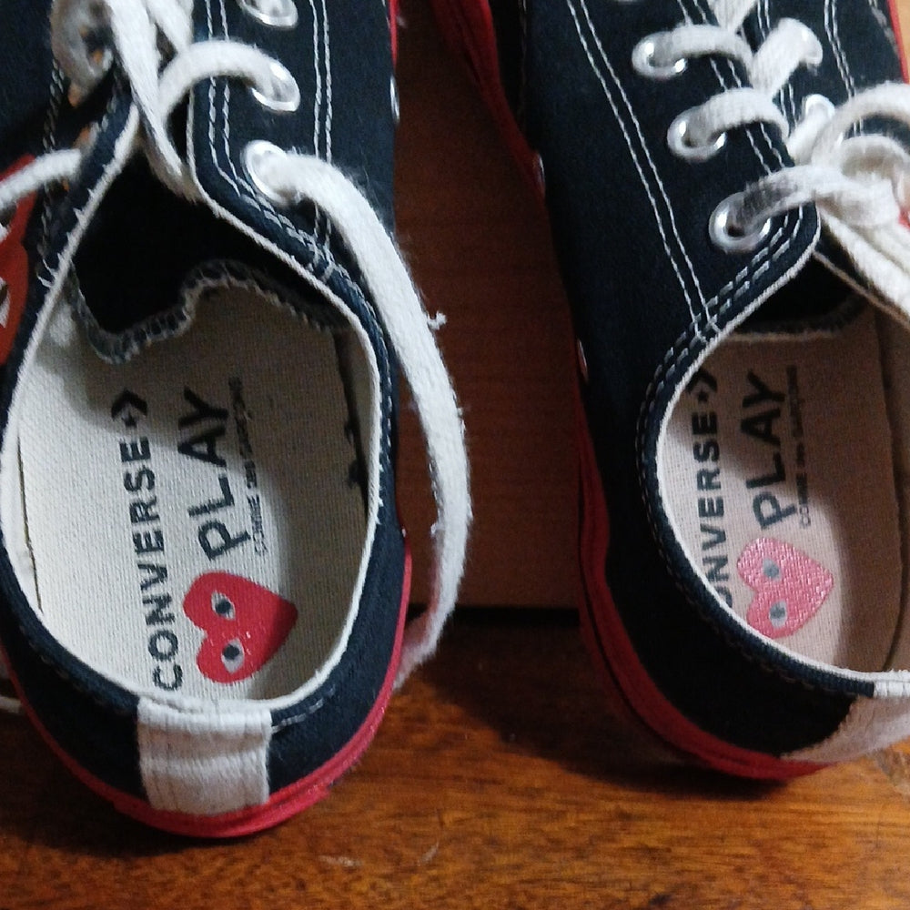 Converse Black and Red Kids Sneakers