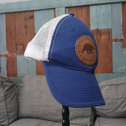 Breckenridge Royal Blue and White Trucker Hat