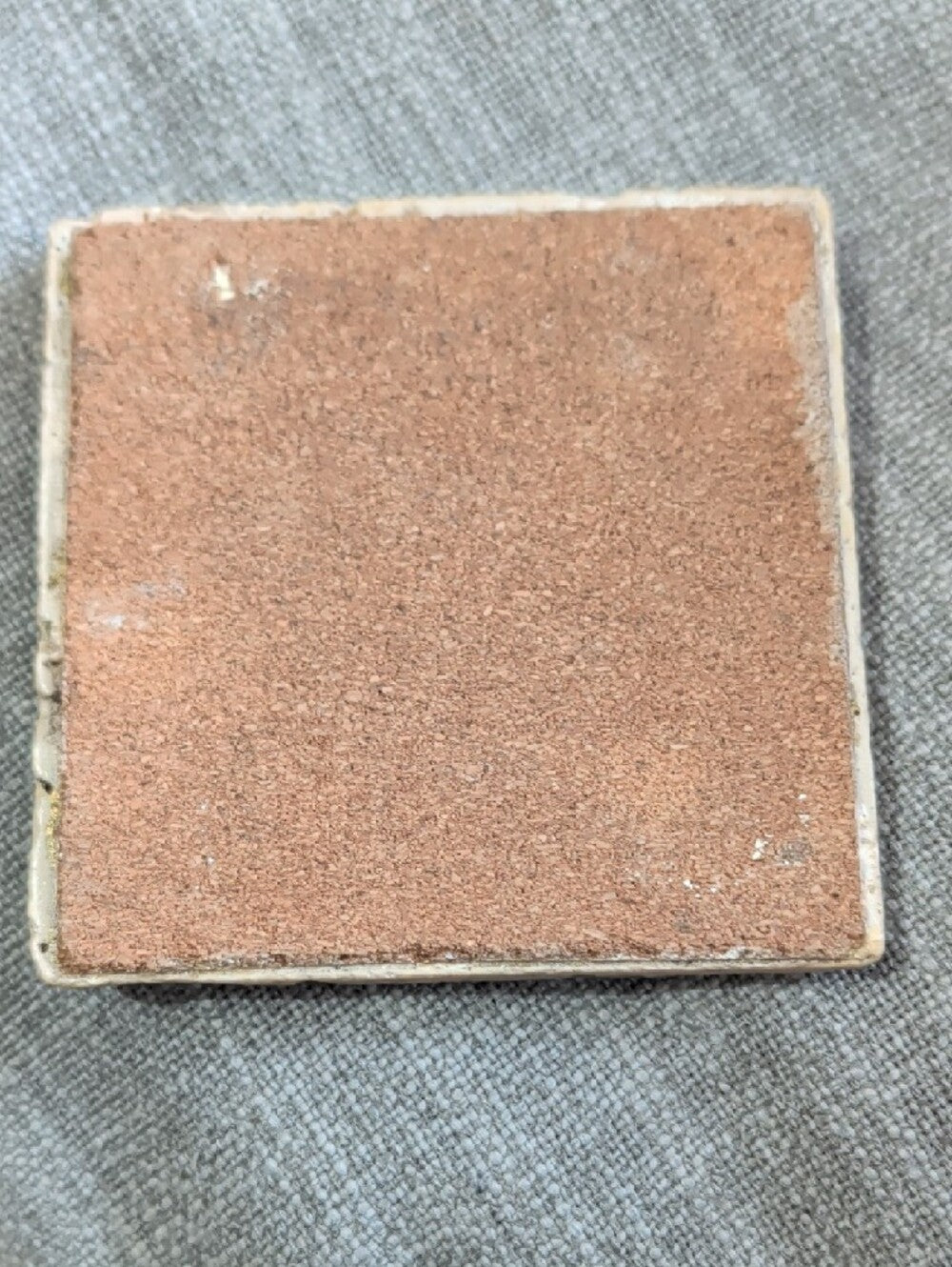 Home Art Distressed Beige Decorative Stone Coaster - Handcrafted