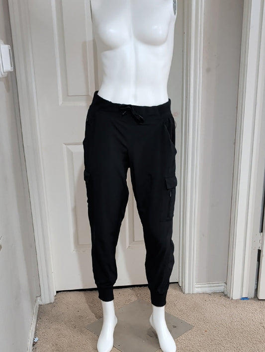 All in Motion Black Women's Cargo Joggers - Slim Tapered size Small