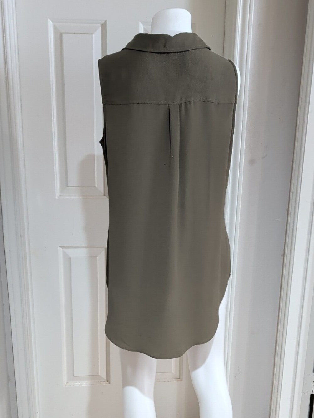 Cato Olive Green Sleeveless Blouse Women's Large
