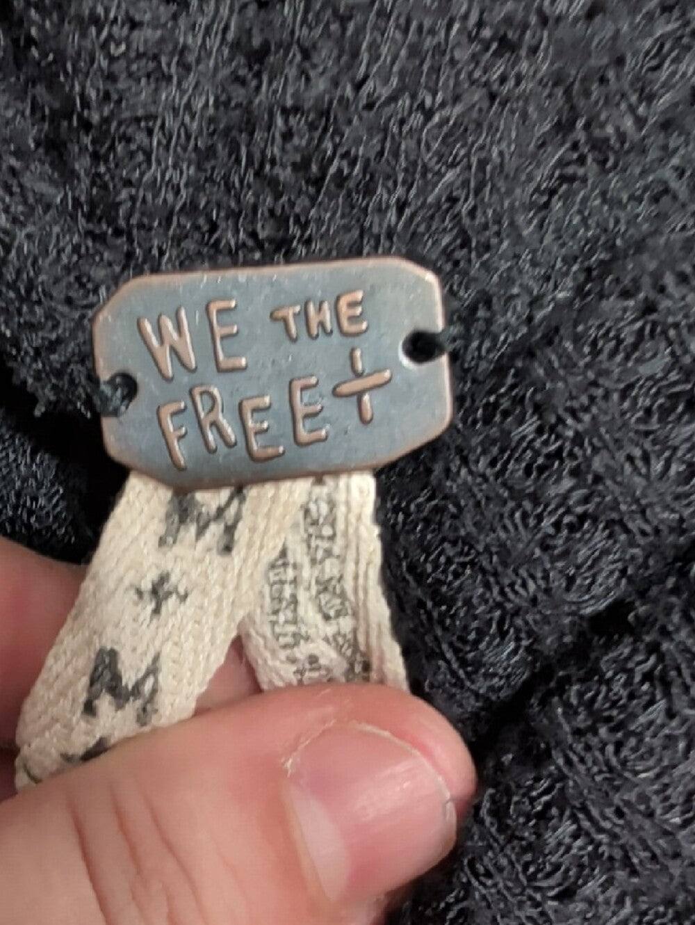 We The Free Black Ribbed Cowl Turtleneck Sweater Medium