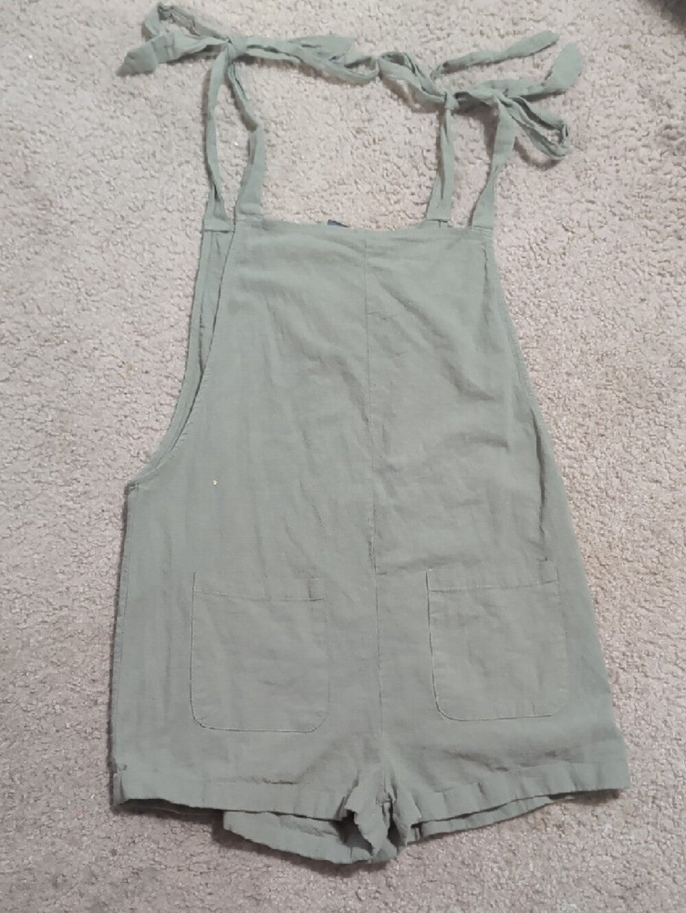 SHEIN Olive Green Casual Jumpsuit with Pockets Women's Medium