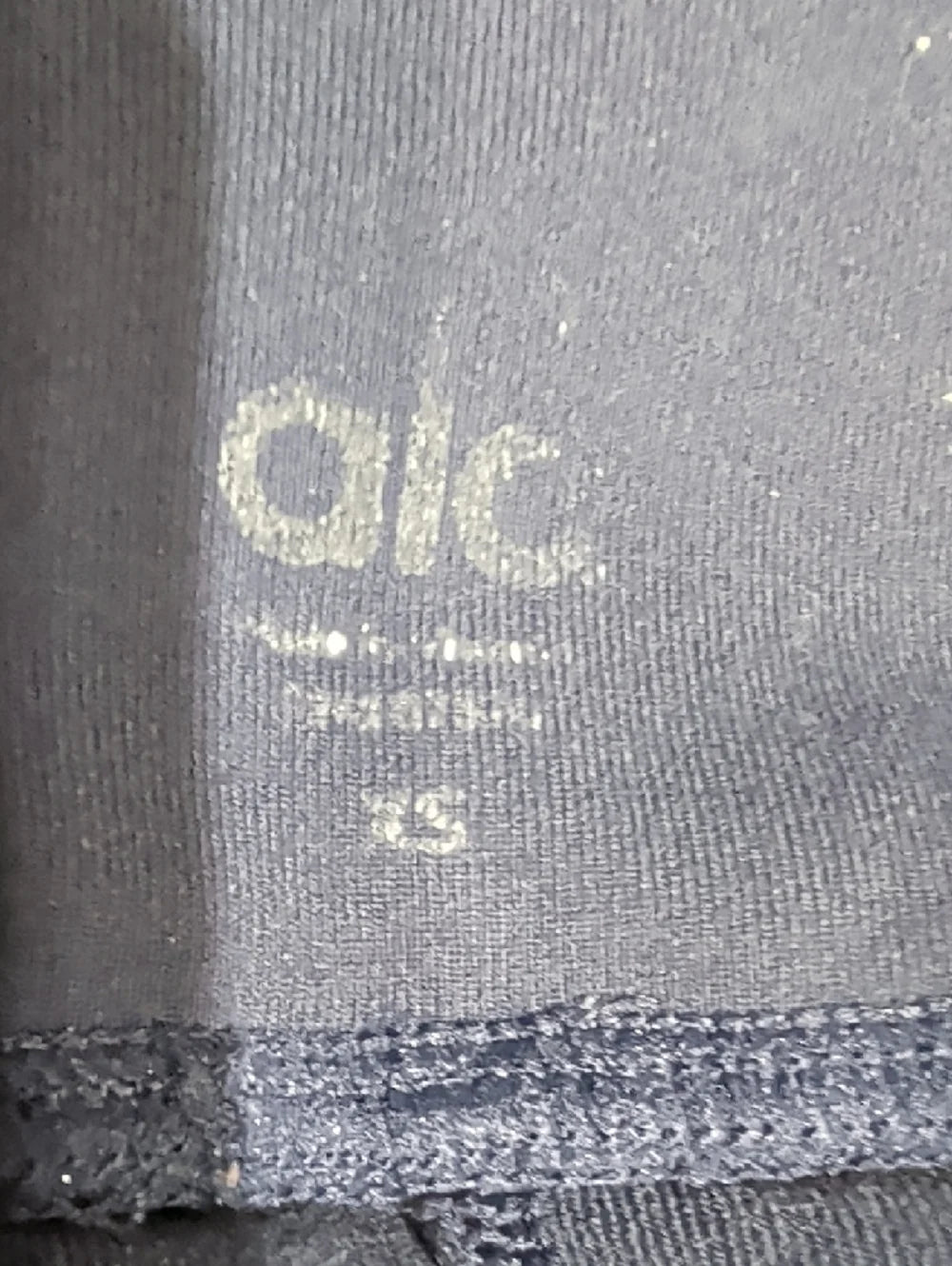 ALO Yoga Navy Blue Moto Leggings‎ XS Mid Rise Full Length