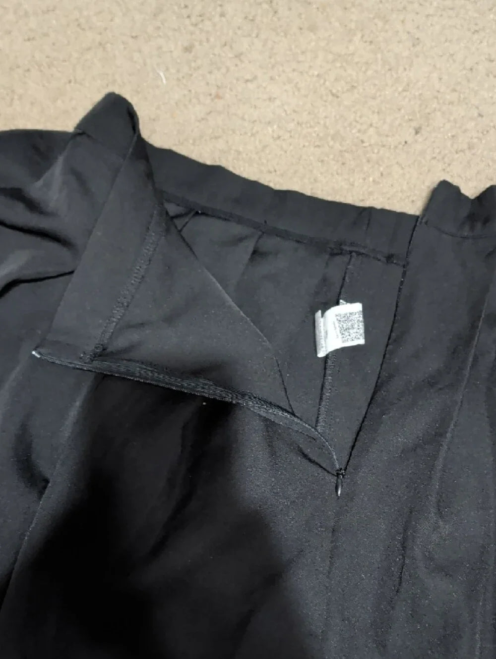 Shein Curve Black Mini Pleated Skirt 2XL