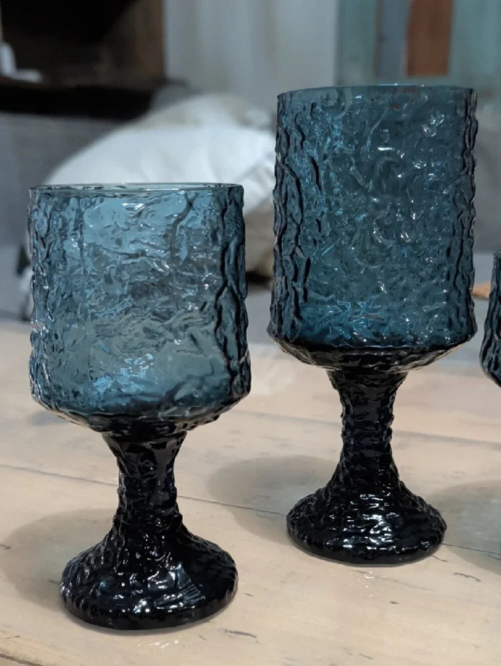 Lenox Blue Hand-Blown Crystal Glassware 35 pc. set