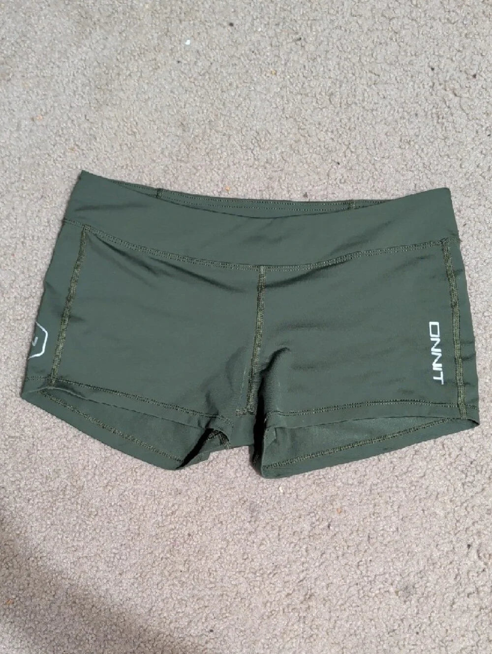 Onnit Gym Women’s Olive Green Stretch Active Shorts XS