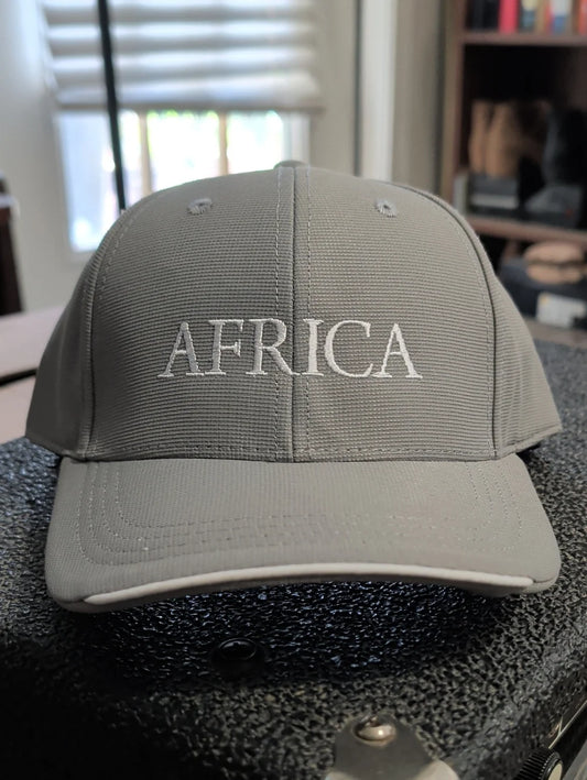 NWT 'Africa' Embroidered Cap - Light Gray