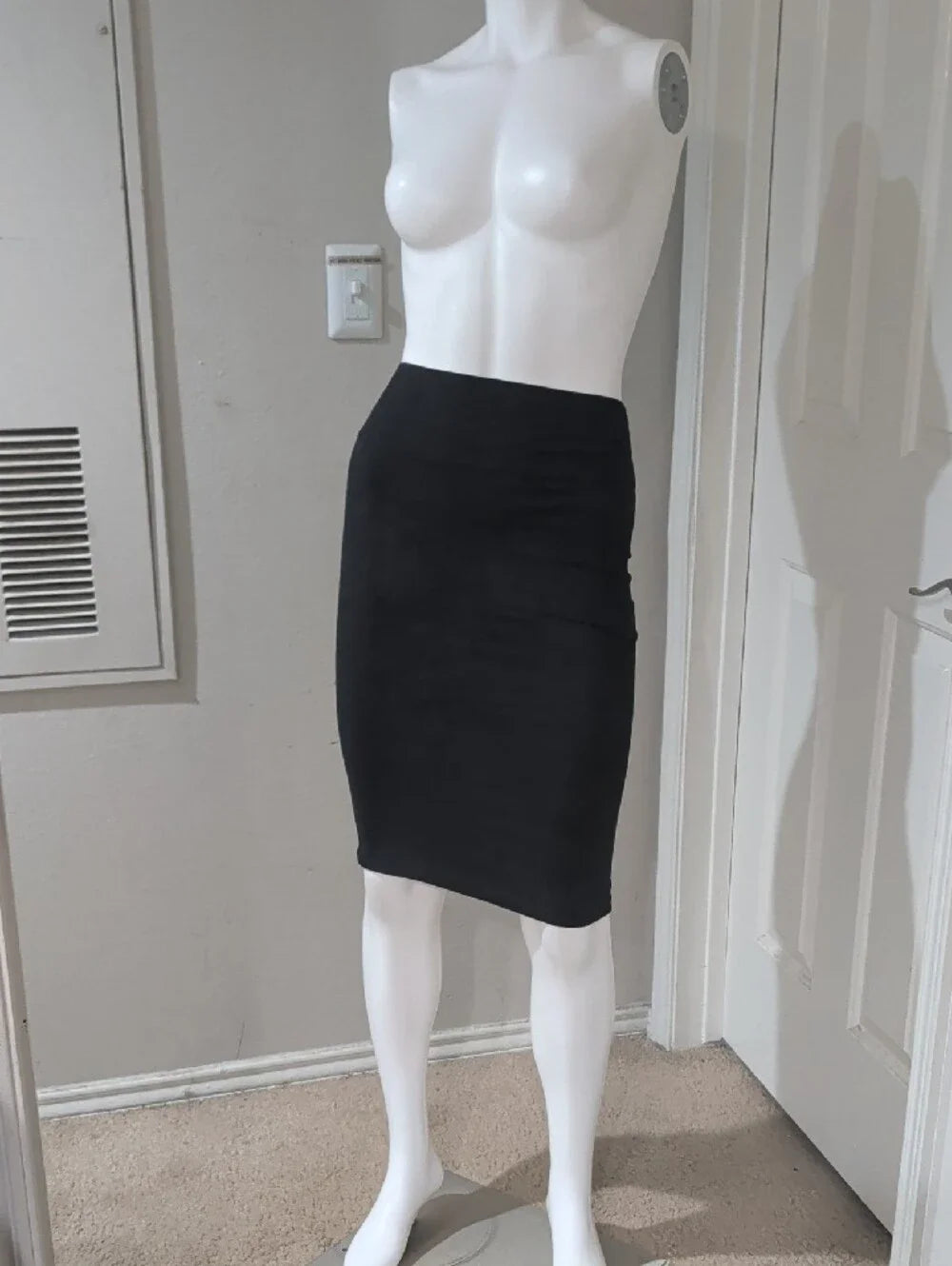 Derek Heart Super Soft Black Stretch Pencil Skirt Women's Small