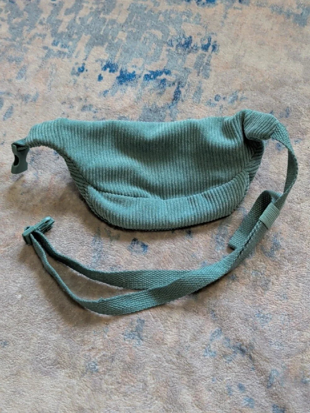 Wild Fable Corduroy Sage Green Adjustable Waist Bag Fanny Pack