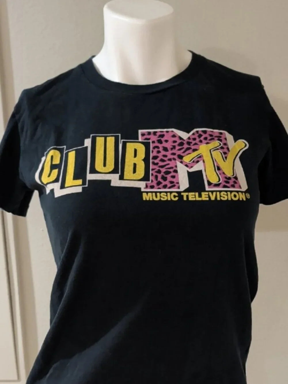 Authentic Vintage MTV Clubhouse Short-Sleeve Tee Women's Large 90s