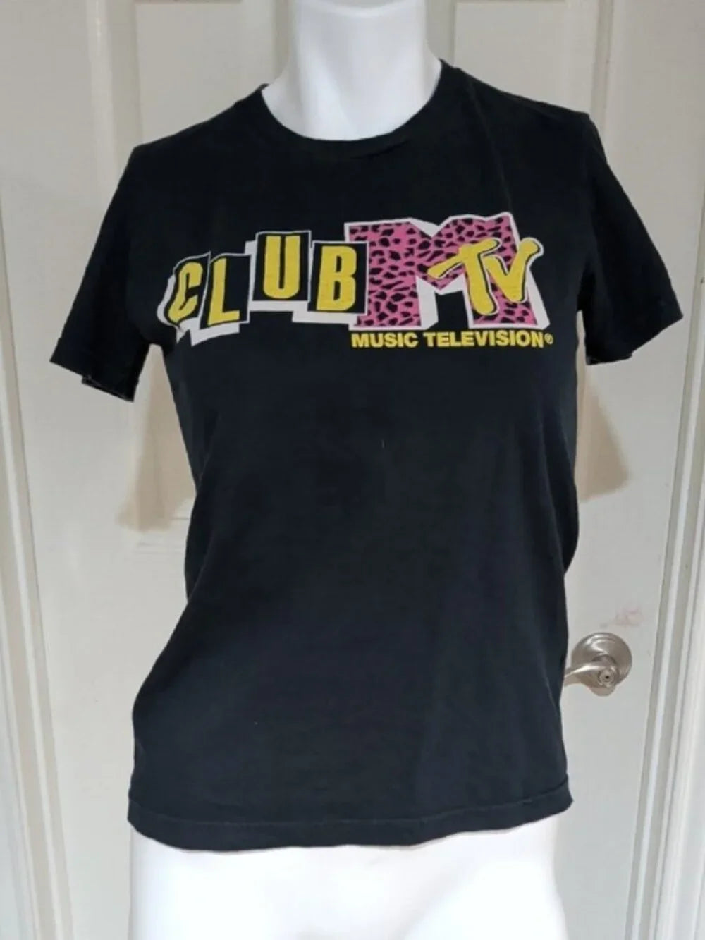 Authentic Vintage MTV Clubhouse Short-Sleeve Tee Women's Large 90s