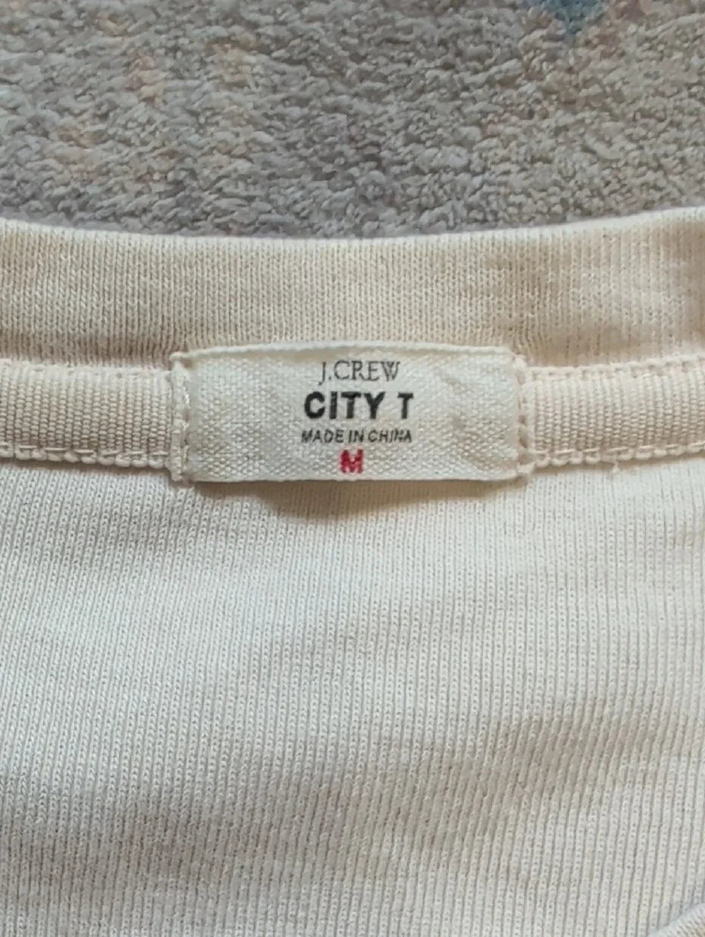 J. Crew Kids City T Cream Button-Front Cardigan Girls Medium
