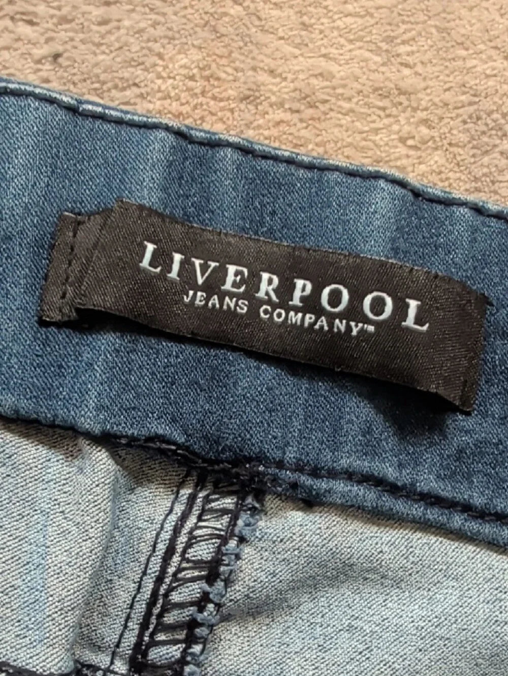 Liverpool Indigo Stretch Skinny Jeans Women's 12 US