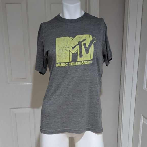 Gray MTV Graphic T-Shirt size M