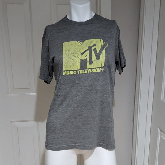 Gray MTV Graphic T-Shirt size M